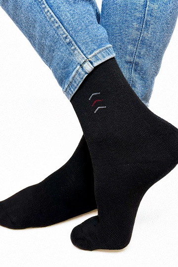 Chaussettes chaudes noires pour hommes Narus