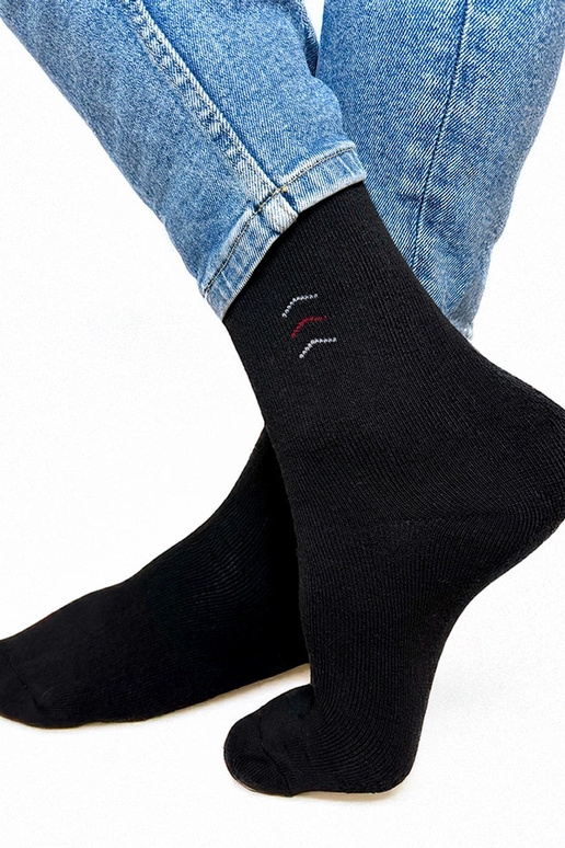 Chaussettes chaudes noires pour...