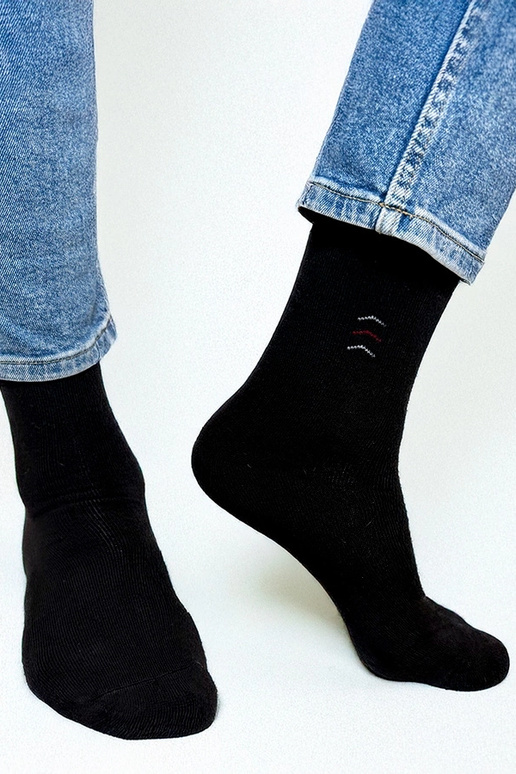 Chaussettes chaudes noires pour...