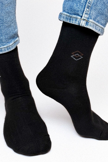 Chaussettes chaudes noires pour hommes Narus