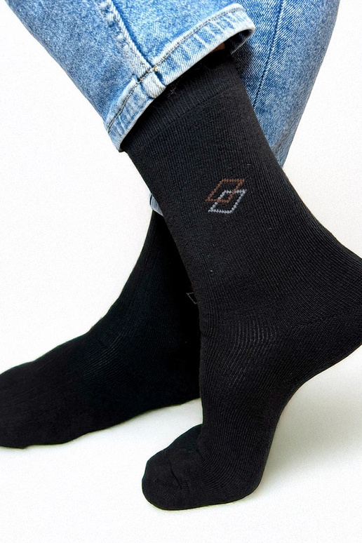 Chaussettes chaudes noires pour...