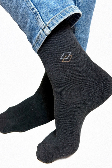 Chaussettes chaudes gris foncé pour hommes Narus 2