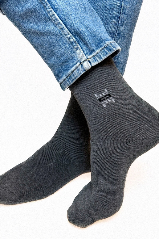 Chaussettes chaudes grises pour...