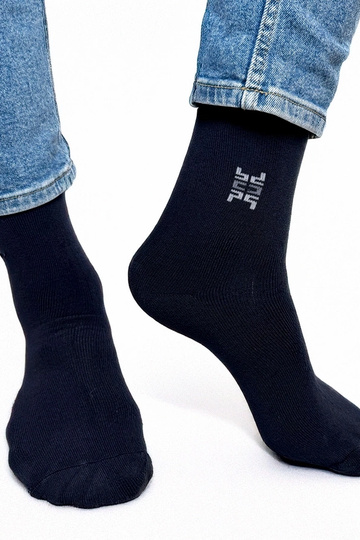 Chaussettes chaudes bleu foncé pour hommes Narus