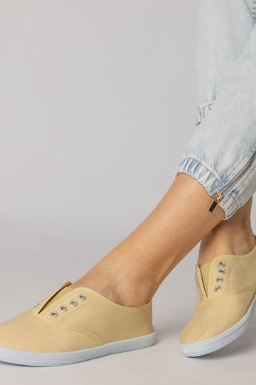 Bottines grises en tissu à... 2