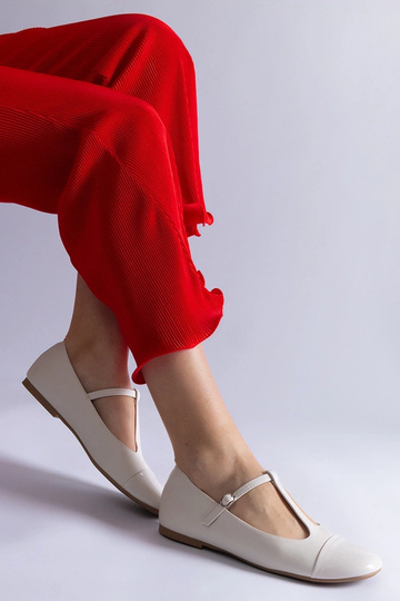 Ballerines Gloriana en cuir...