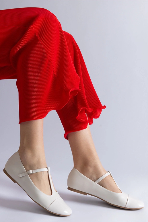 Ballerines Gloriana en cuir verni...