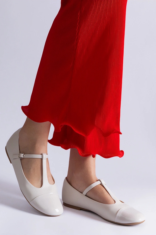 Ballerines Gloriana en cuir verni...