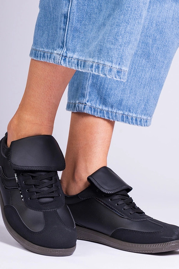 Baskets basses vertes pour femmes avec lacets Edelmira