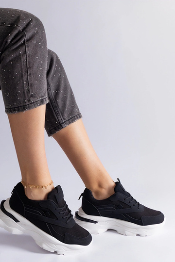 Baskets noires à semelle... 2