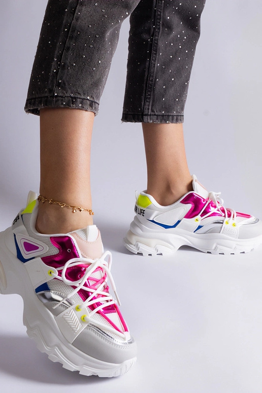 Baskets de sport Sulamita blanches et...