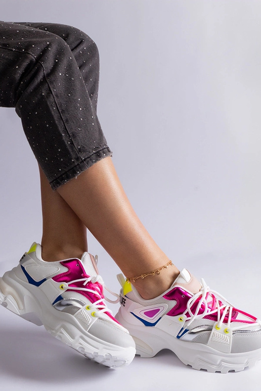 Baskets de sport Sulamita blanches et...