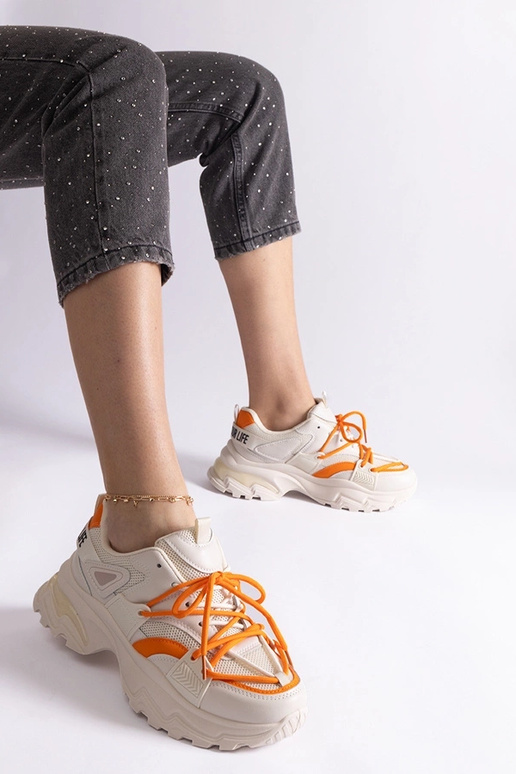 Baskets de sport beiges Sulamita