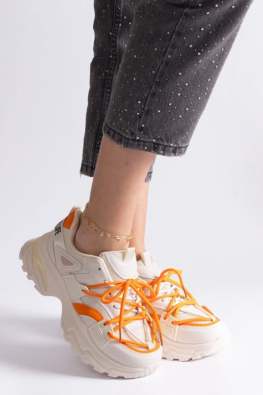 Baskets de sport beiges Sulamita