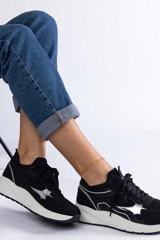 Baskets de sport noires pour femmes...