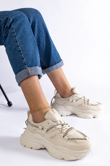 Baskets de sport pour femmes Ivett beiges