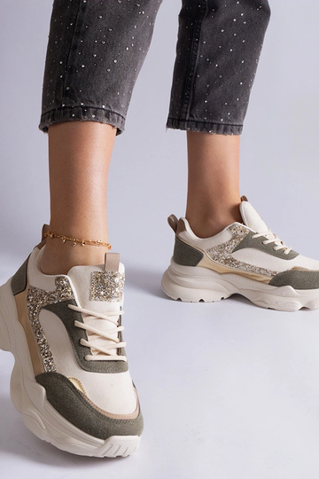 Baskets vertes avec... 2