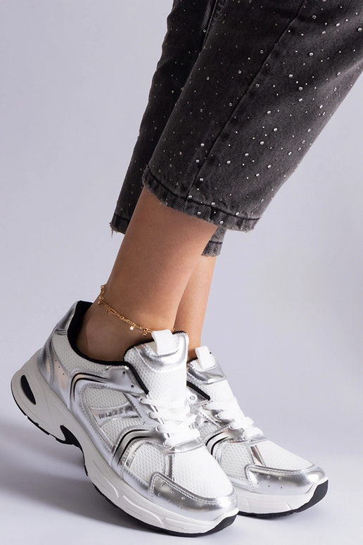 Baskets de sport Ena blanches et...