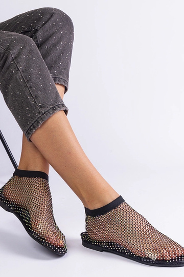 Sandales en maille noire... 2