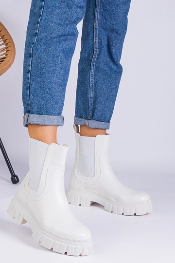 Bottines blanches avec... 2