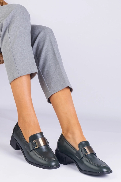 Chaussures à talons hauts vertes pour...