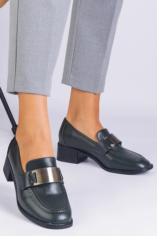 Chaussures à talons hauts vertes pour...