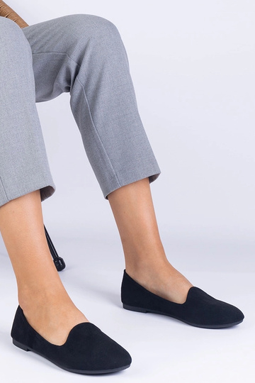 Culottes de ballet classiques noires en daim synthétique Valensia 2