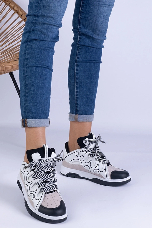 Baskets noires pour femmes avec... Baskets noires pour femmes avec...