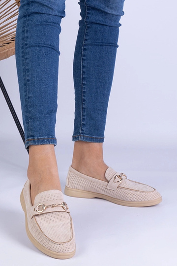 Chaussures ajourées en daim... 2