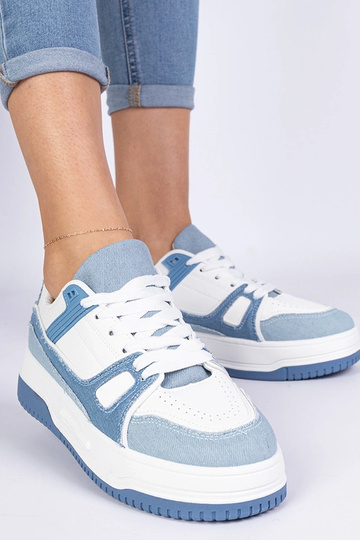 Sneakers sportives bleues pour femmes Pretta