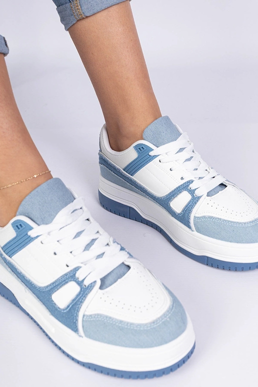 Sneakers sportives bleues pour femmes...
