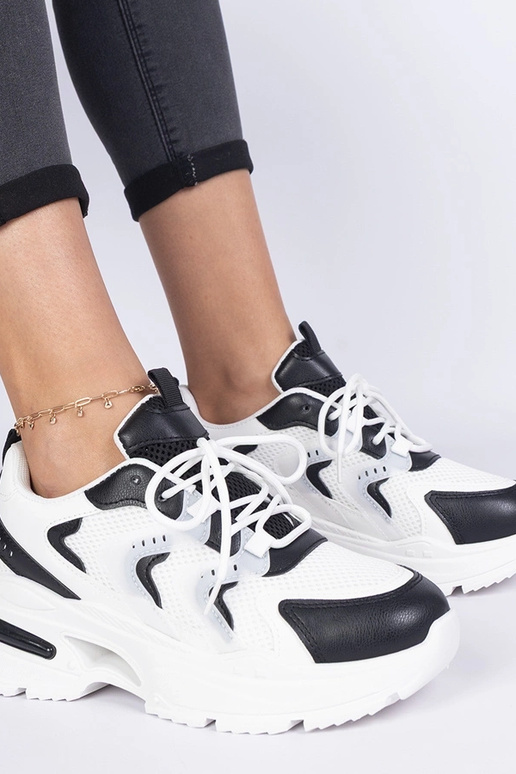 Sneakers sportives bicolores pour...