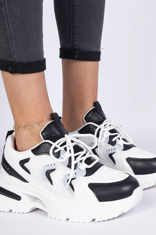 Sneakers sportives bicolores pour...