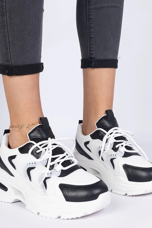 Sneakers sportives bicolores pour...