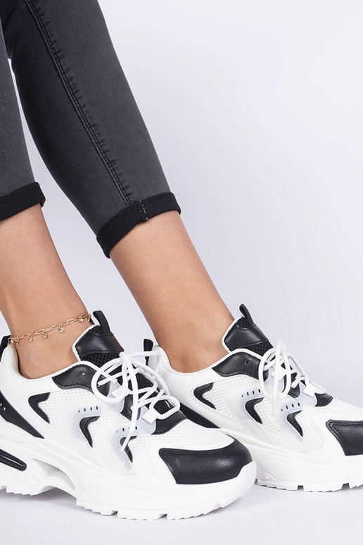 Sneakers sportives bicolores pour...