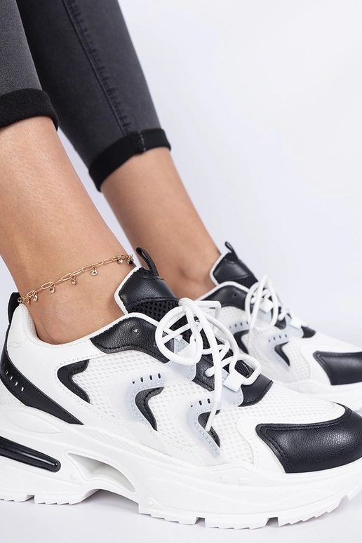 Sneakers sportives bicolores pour...