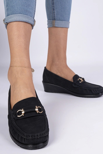 Mocassins noirs pour femmes...