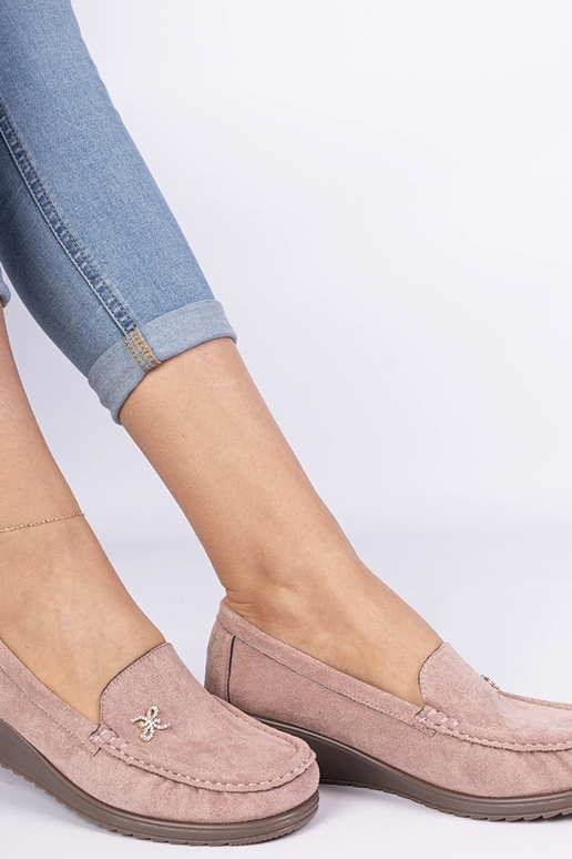 Mocassins roses pour femmes avec...