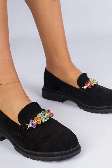 Mokasins noirs pour femmes...