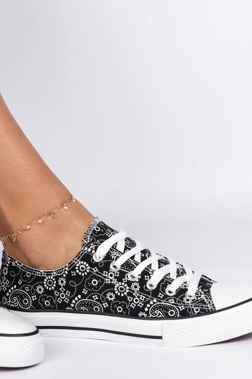 Chaussures en tissu noires pour...