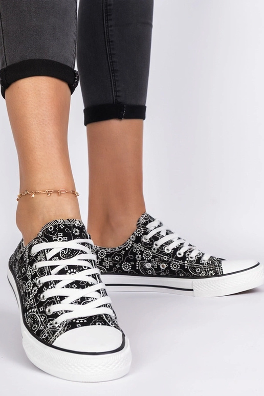 Chaussures en tissu noires pour...