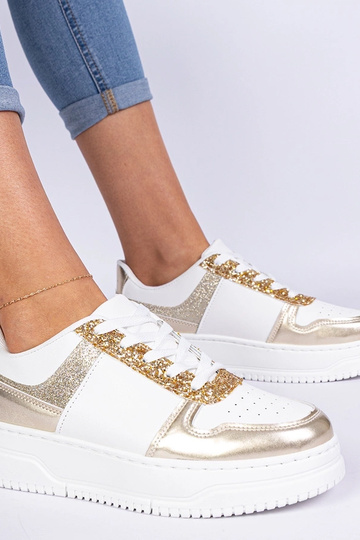 Baskets dorées pour femmes... 2