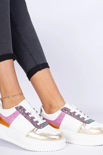 Baskets femme multicolores à semelle épaisse Dolla