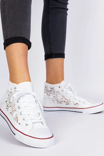 Baskets femme blanches... 2