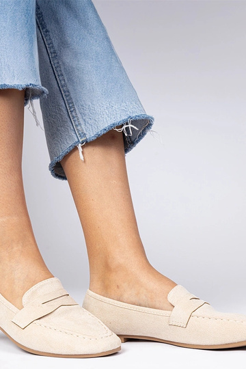 Mokasins beiges élégants...