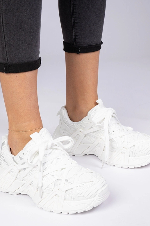 Baskets blanches à semelle massive Telda Baskets blanches à semelle massive Telda