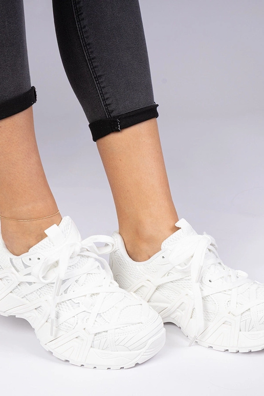 Baskets blanches à semelle massive Telda Baskets blanches à semelle massive Telda