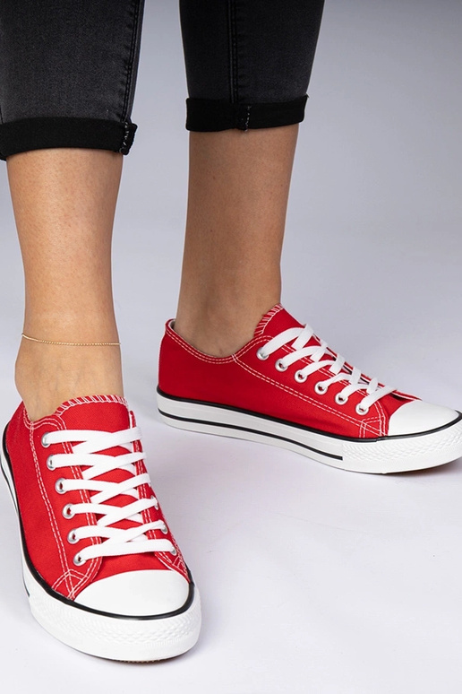 Baskets classiques rouges pour femmes... Baskets classiques rouges pour femmes...