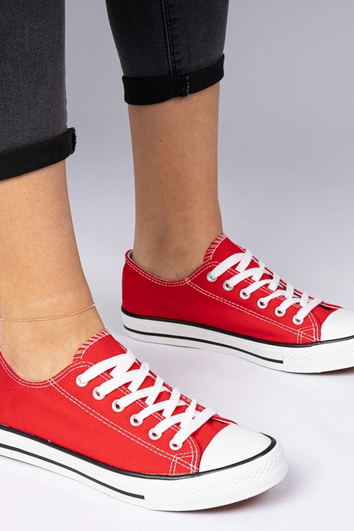 Baskets classiques rouges pour femmes... Baskets classiques rouges pour femmes...