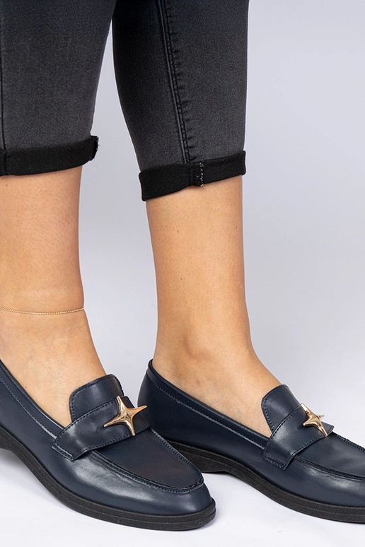 Mocassins pour femmes bleu marine... Mocassins pour femmes bleu marine...